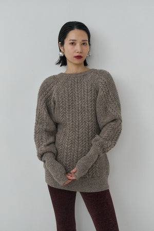 Sharp shape Wool pullover