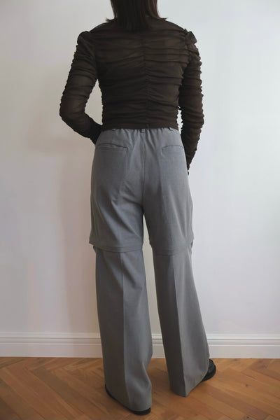 Load image into Gallery viewer, Cotton Tulle Gather Top