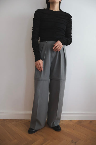Load image into Gallery viewer, Cotton Tulle Gather Top