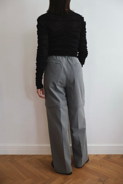 Load image into Gallery viewer, Cotton Tulle Gather Top