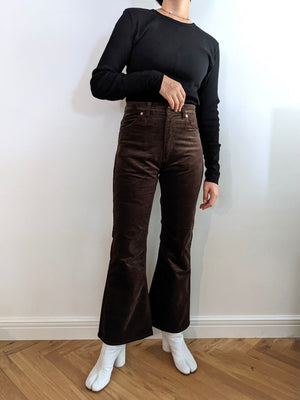Corduroy Boot Cut Pants