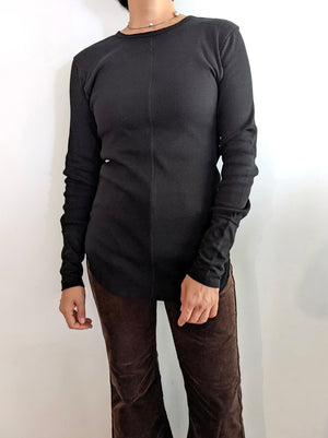 Rib Cut Pullover