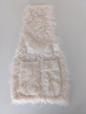 Shaggy One Shoulder Vest