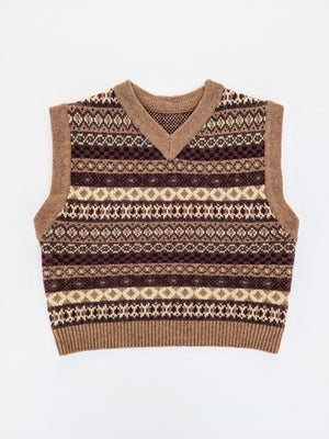 Kids Jacquard Vest