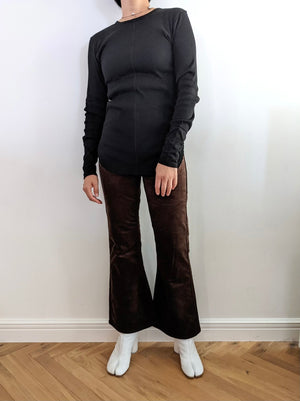 Rib Cut Pullover
