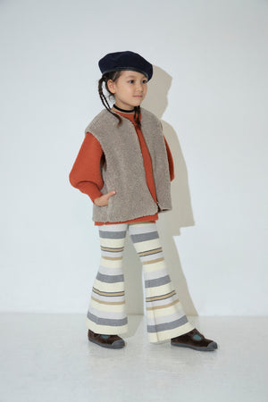 Kids Rib Border Bell Bottoms