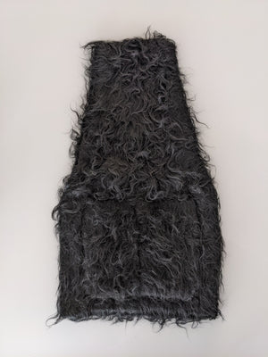 Shaggy One Shoulder Vest