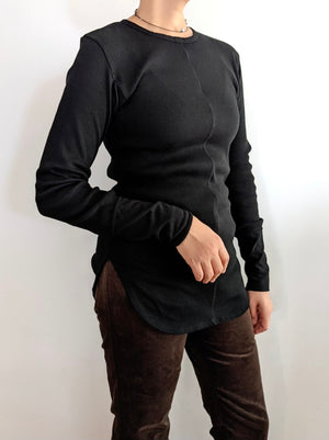 Rib Cut Pullover