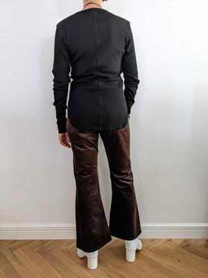 Rib Cut Pullover