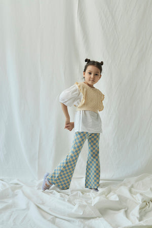 Kids Checkered Bell Bottoms