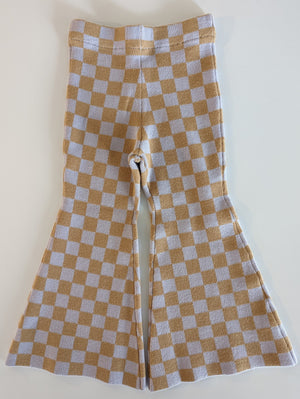 Kids Checkered Bell Bottoms