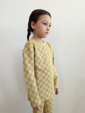 RESTOCK - Kids Checkered Tops