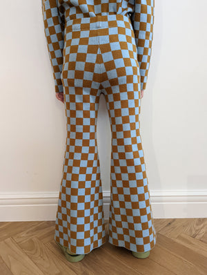 Kids Checkered Bell Bottoms