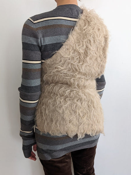 Load image into Gallery viewer, Shaggy One Shoulder Vest
