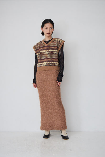 Load image into Gallery viewer, Fringe Maxi skirt

