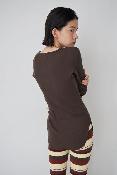 画像をギャラリービューアに読み込む, Rib Cut Pullover

