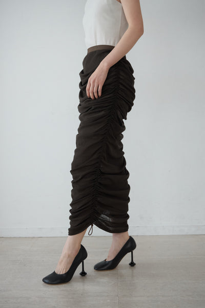 Load image into Gallery viewer, Cotton Tulle Gather Skirt
