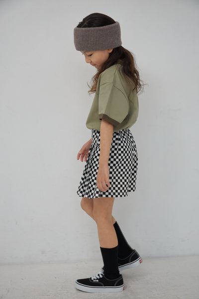 画像をギャラリービューアに読み込む, Kids checkered Pants Skirt
