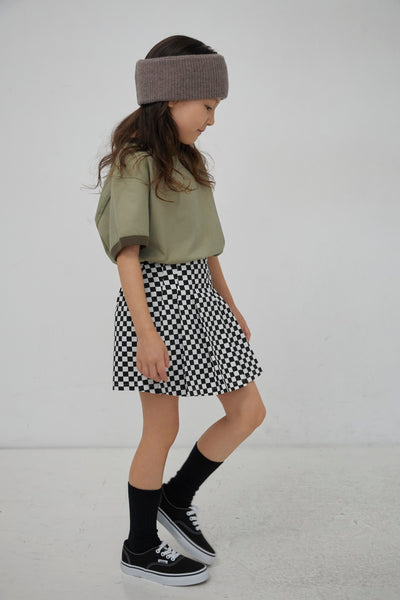 画像をギャラリービューアに読み込む, Kids checkered Pants Skirt

