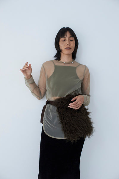 画像をギャラリービューアに読み込む, Sheer Long Tee
