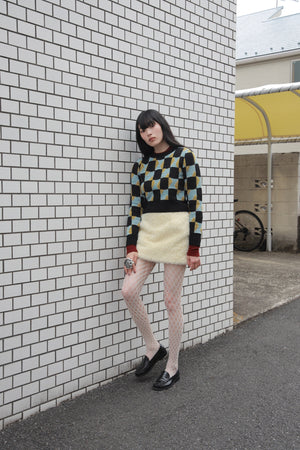 Craft fur Mini skirt