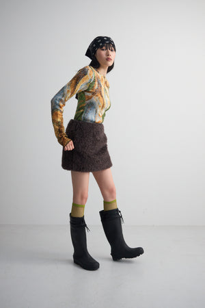 Craft fur Mini skirt