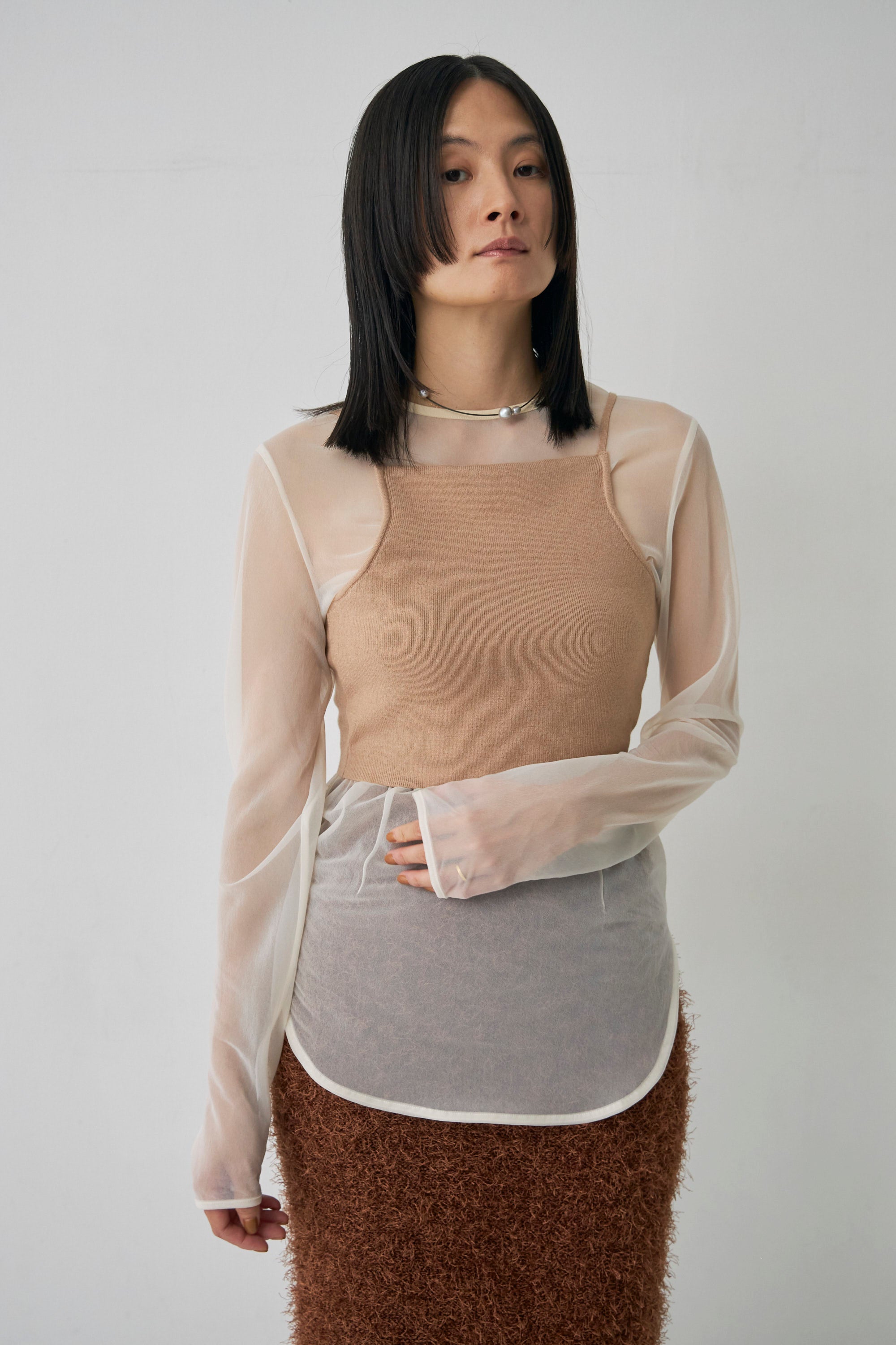 Knit Cropped Camisole – Mediam