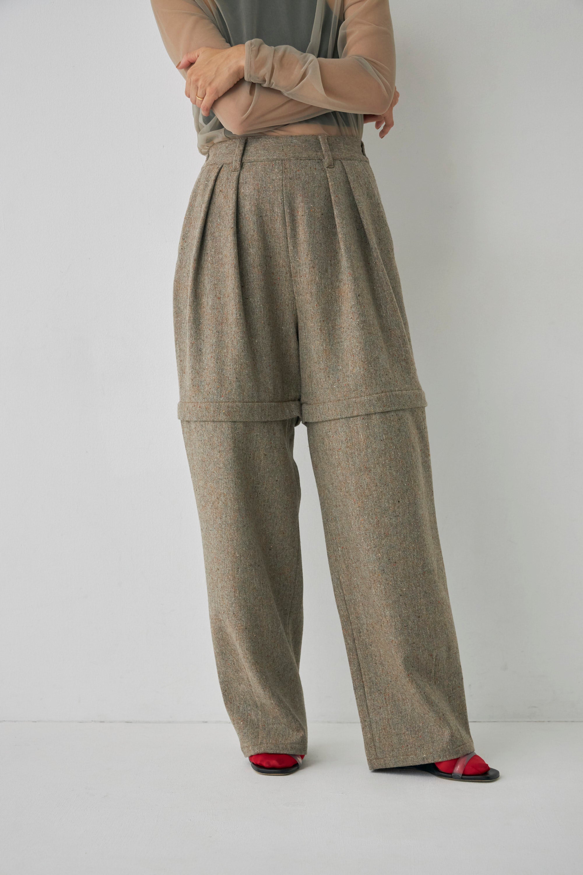 Tweed Removable Pants