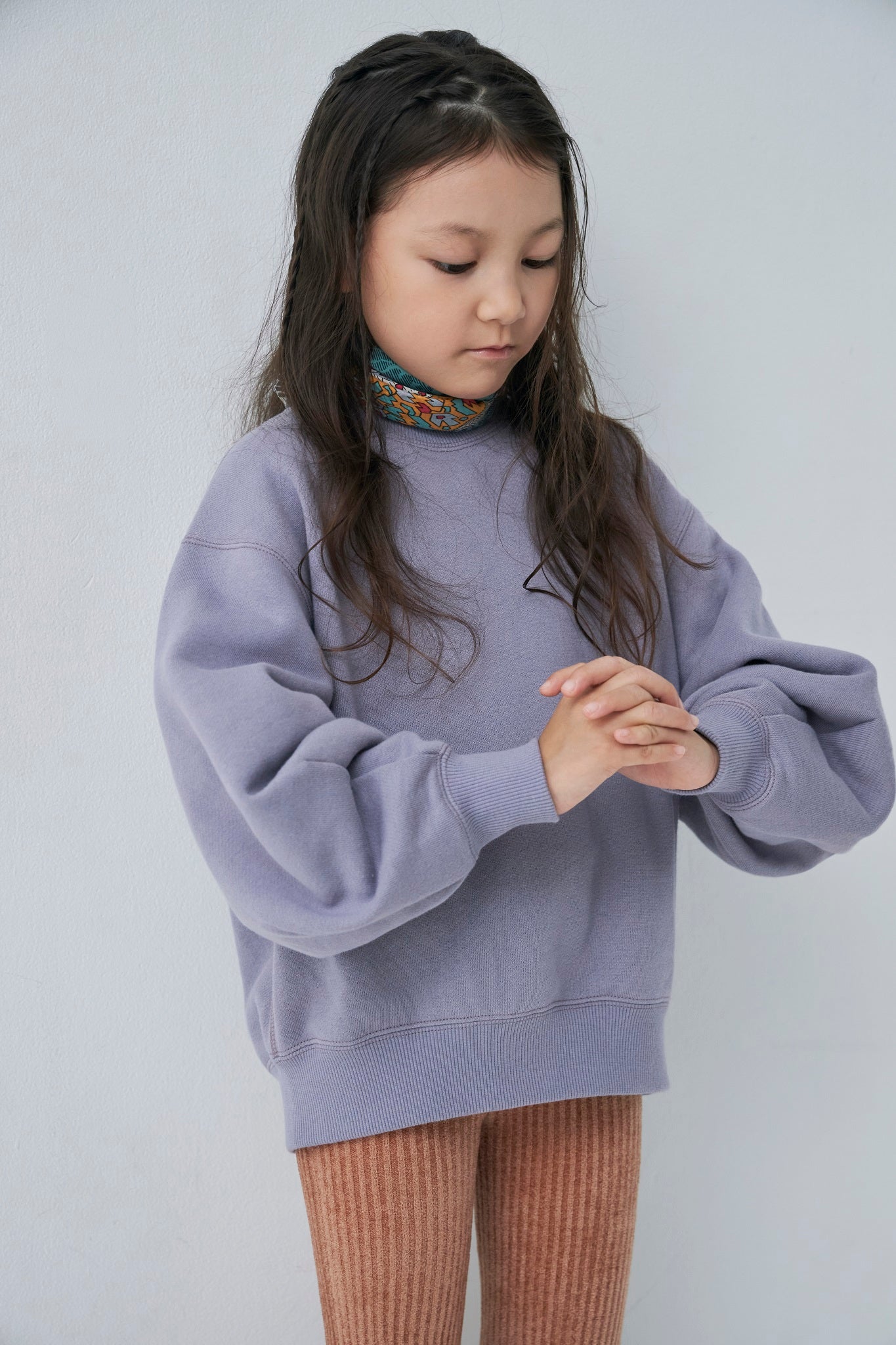 mediam Curve Sleeve Sweat Pullover
