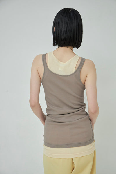画像をギャラリービューアに読み込む, High Twist Layered Tank Top
