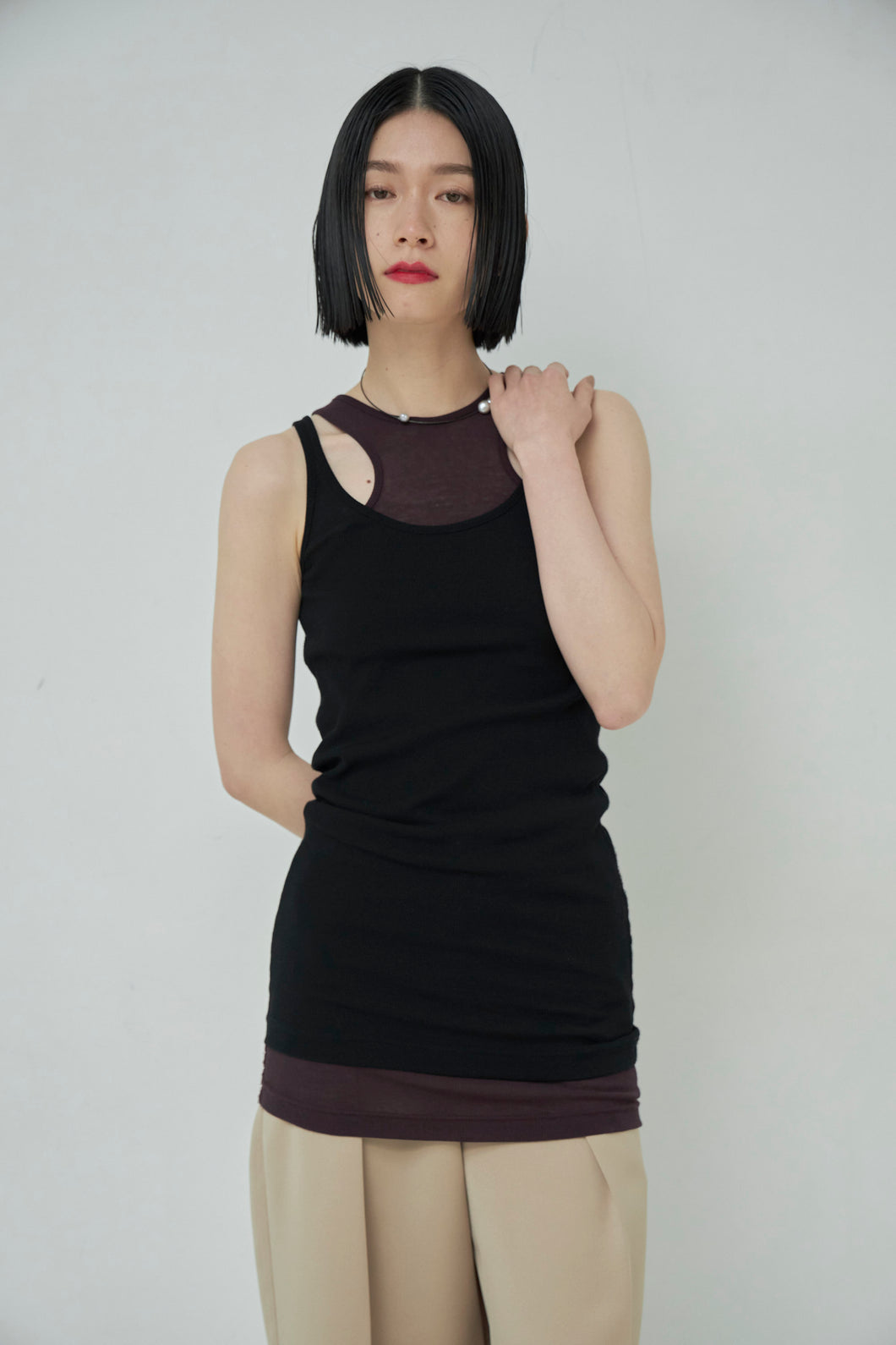 High Twist Layered Tank Top