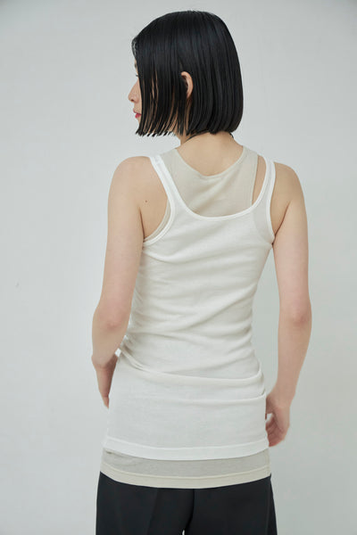 画像をギャラリービューアに読み込む, High Twist Layered Tank Top
