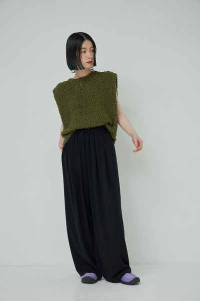 画像をギャラリービューアに読み込む, Frayed Yarn Square Pullover
