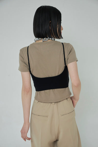 Load image into Gallery viewer, Knit Cropped Camisole
