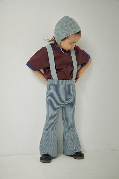 画像をギャラリービューアに読み込む, Kids Rib Knit Bell Bottoms
