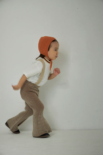 画像をギャラリービューアに読み込む, Kids Rib Knit Bell Bottoms
