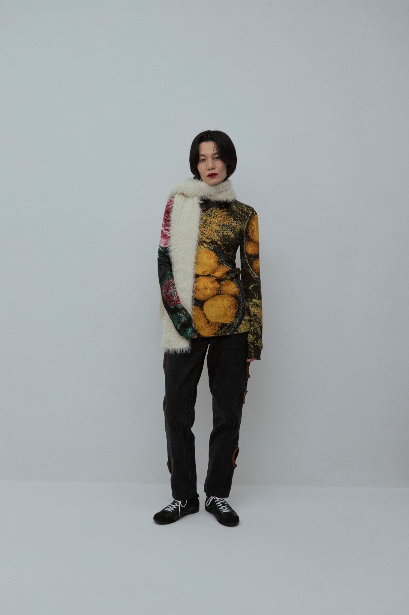 Photo Knit Pullover - A – Mediam