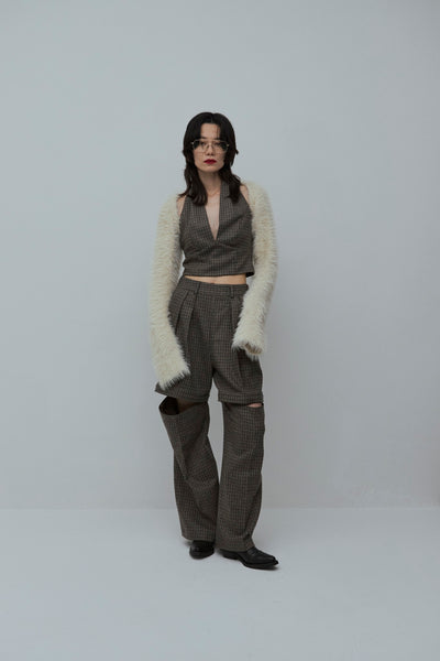 画像をギャラリービューアに読み込む, Check Removable Pants - Gun club Check
