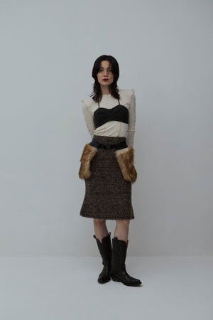 Pointed Shoulder Tops