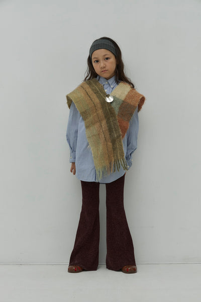 画像をギャラリービューアに読み込む, Kids Mole Knit Bell Bottoms
