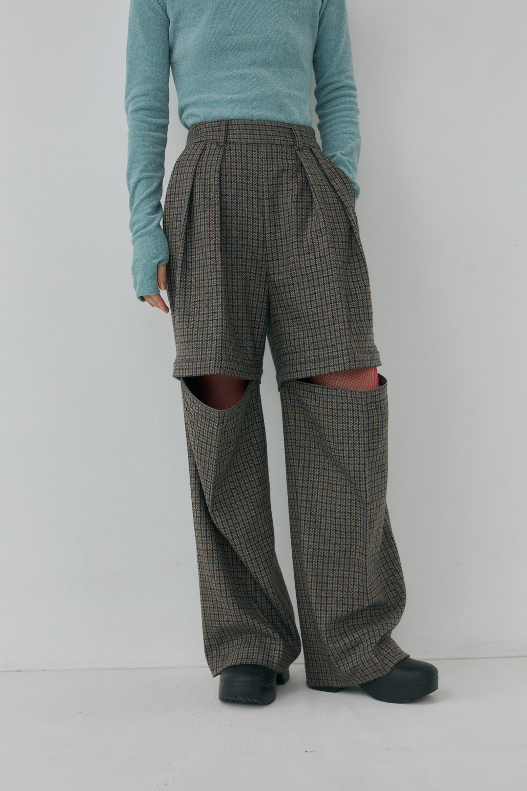 Check Removable Pants - Gun club Check – Mediam 