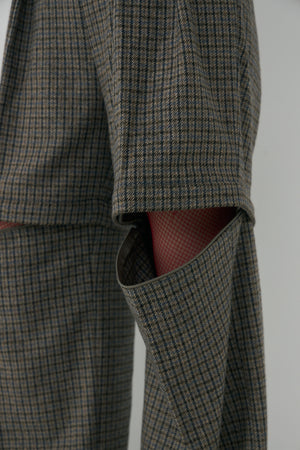 Check Removable Pants - Gun club Check