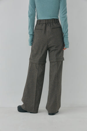 Check Removable Pants - Gun club Check