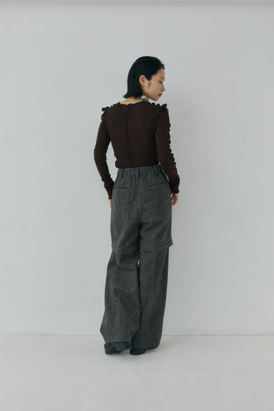 画像をギャラリービューアに読み込む, Check Removable Pants - Glen Check
