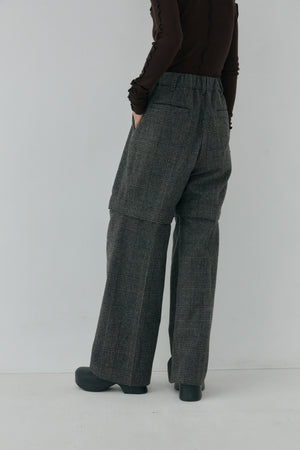 Check Removable Pants - Glen Check