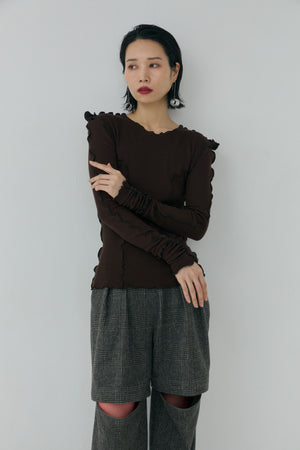 Pointed Shoulder Tops