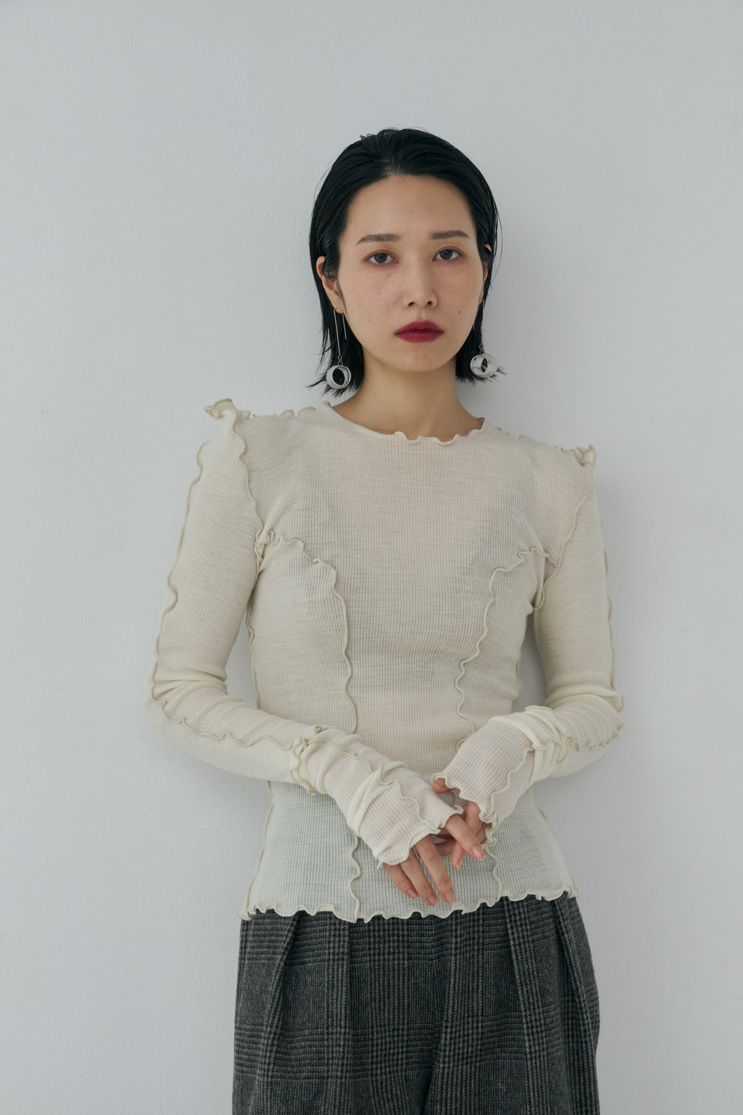 Pointed Shoulder Tops