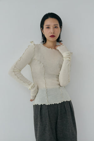 Pointed Shoulder Tops