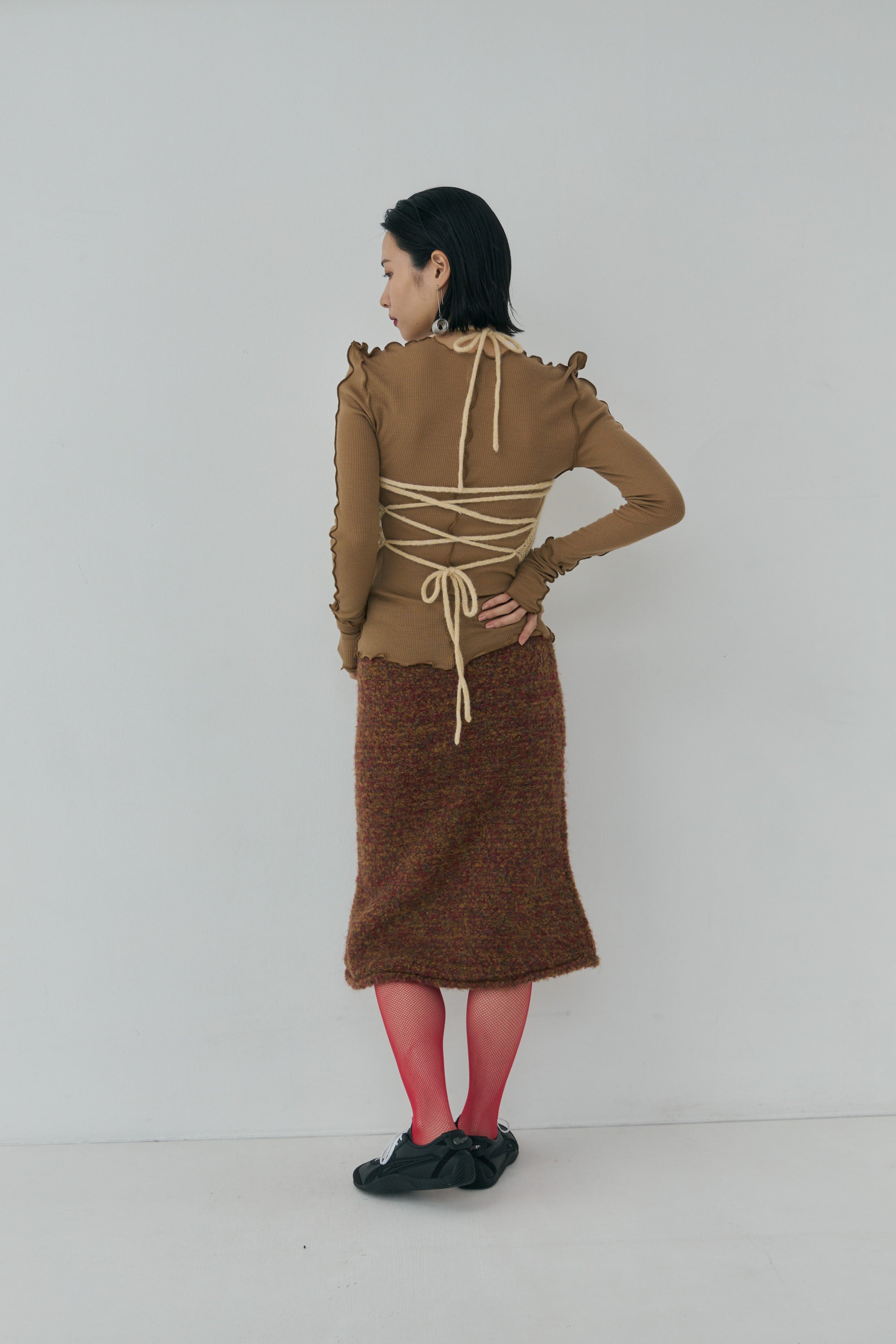 Melange Mohair Halter Top – Mediam