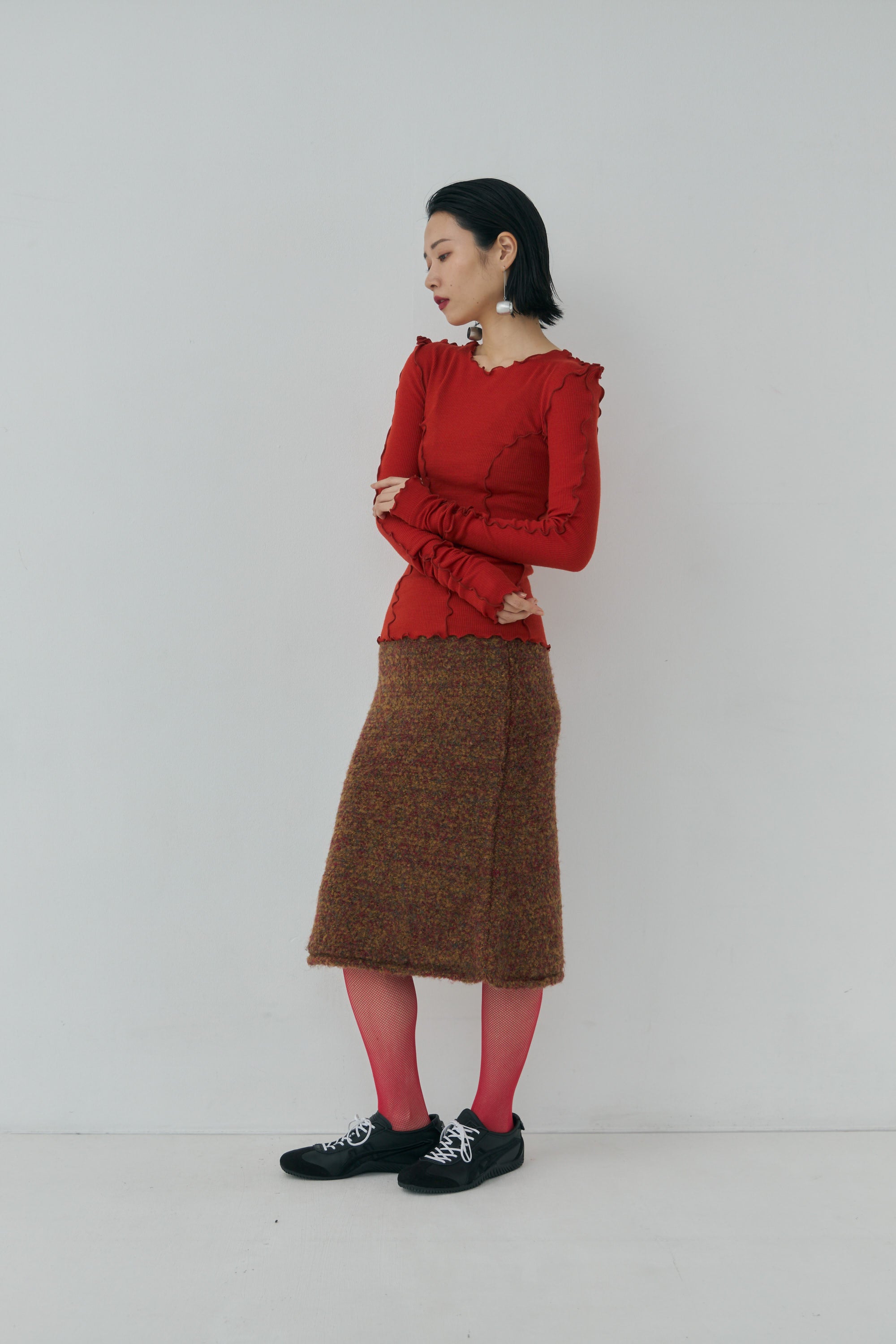 【dium.】DU240712 Design shoulder tops dium. デザインショルダートップス DU240712 alumu eaphi - メルカリ